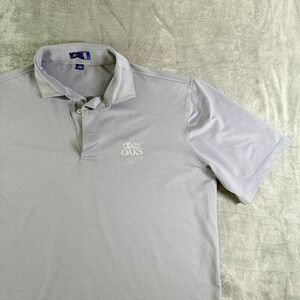 Stitch Golf Polo Shirt Mens Large Gray 12 Oaks Performance Short Sleeve